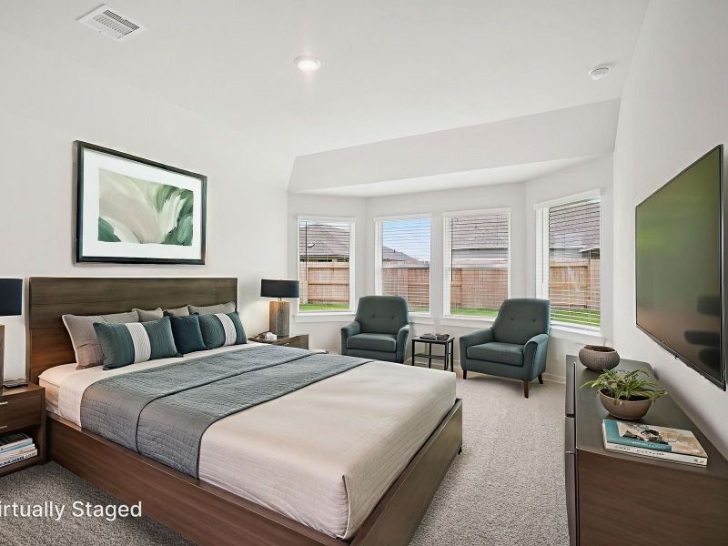 Furnished interior view inside a new home in Riviera Pines - Classic Series, Huffman (Image 6).