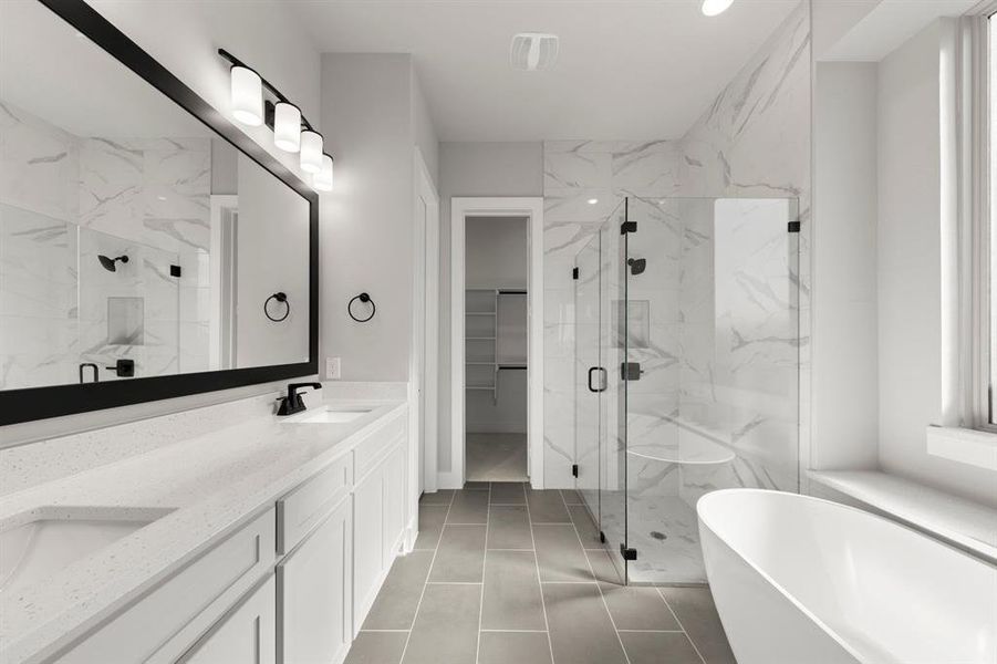 Furnished interior view inside a new home in The Villages of Hurricane Creek, Anna (Image 7).