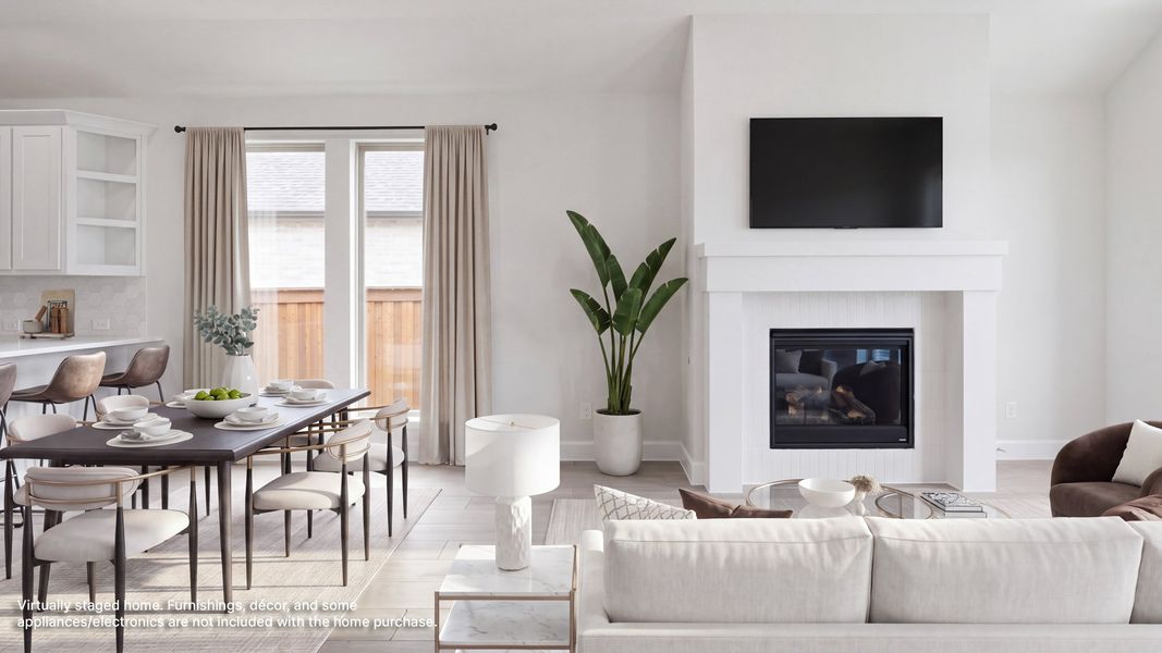 Furnished interior view inside a new home in Meraki, Forney (Image 6).