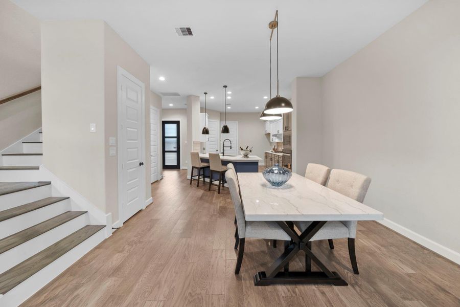 Furnished interior view inside a new home in , Houston (Image 18).