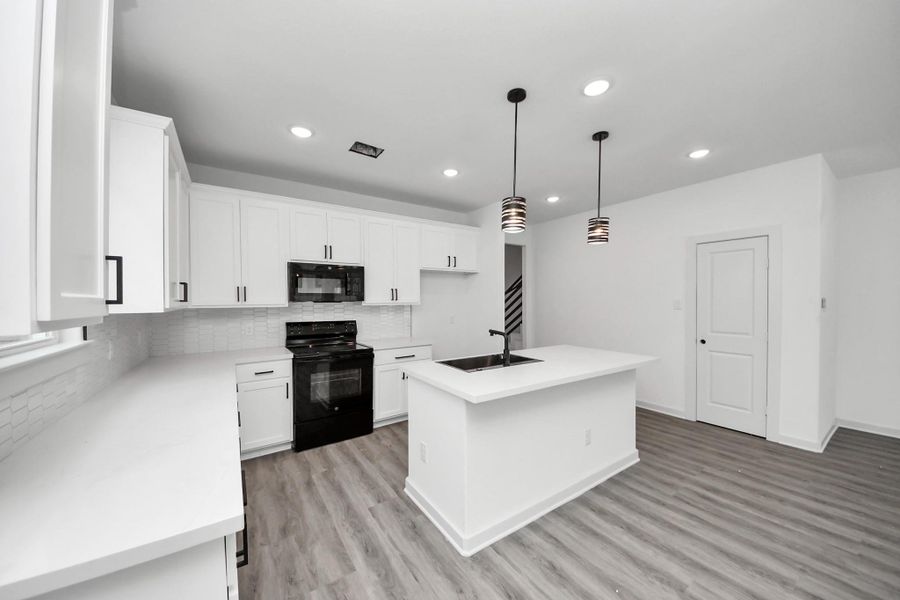 Furnished interior view inside a new home in , Houston (Image 6).
