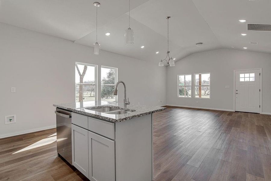 Furnished interior view inside a new home in , Fort Worth (Image 10).