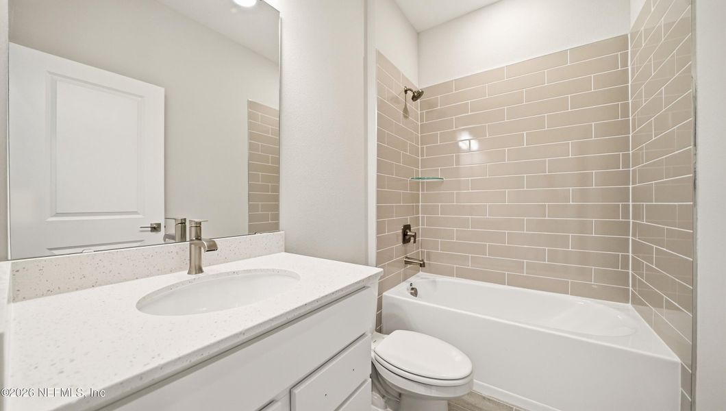 Furnished interior view inside a new home in , Palm Coast (Image 16).