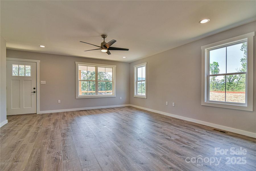 Large Living Room with Lots of Natural Light