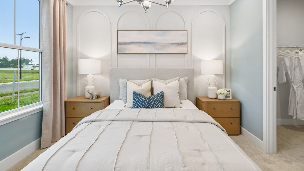 Representative furnished interior of a home built from the Marigold by DRB Homes in Ardisia Park, New Smyrna Beach (Image 43).