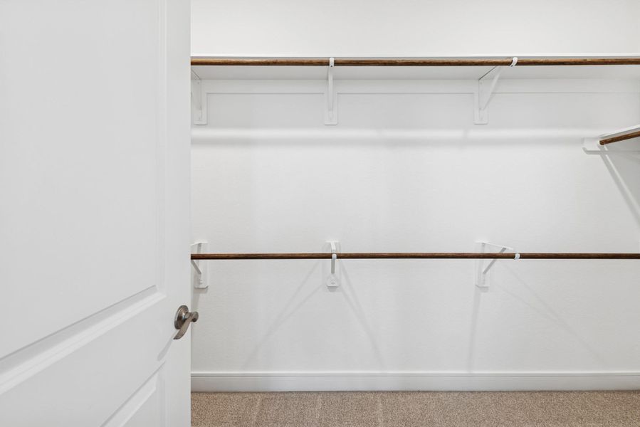 Primary walk-in closet
