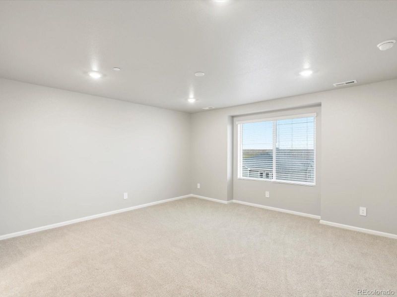 Spacious, unfurnished interior of a new home in Buffalo Highlands: The Flora Collection, Commerce City (Image 23). Spacious, unfurnished interior of a new home in Buffalo Highlands: The Flora Collection, Commerce City (Image 23).