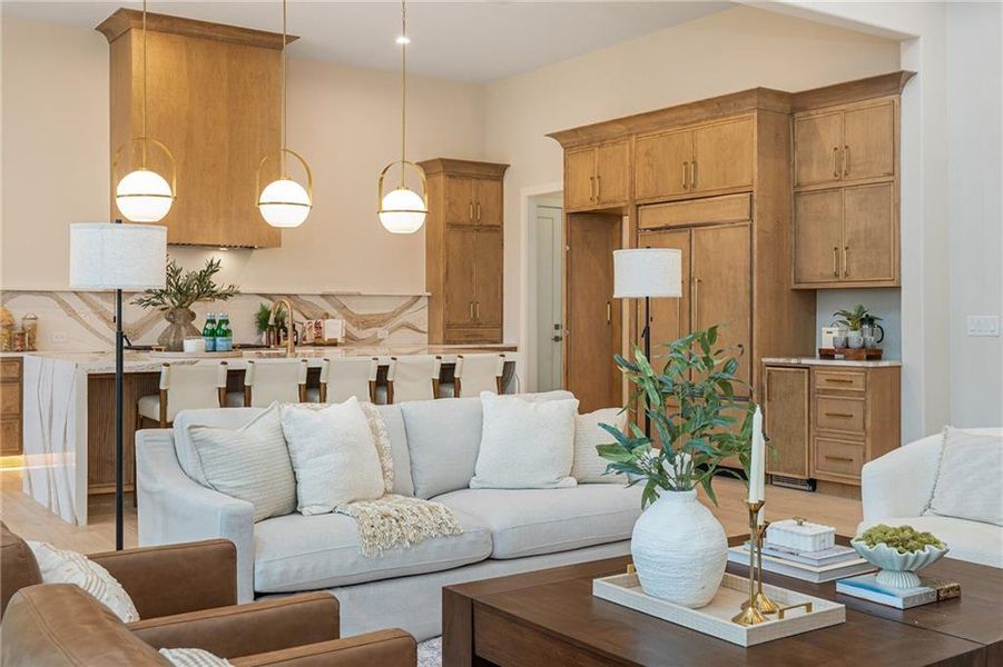 Furnished interior view inside a new home in , Alpharetta (Image 8).