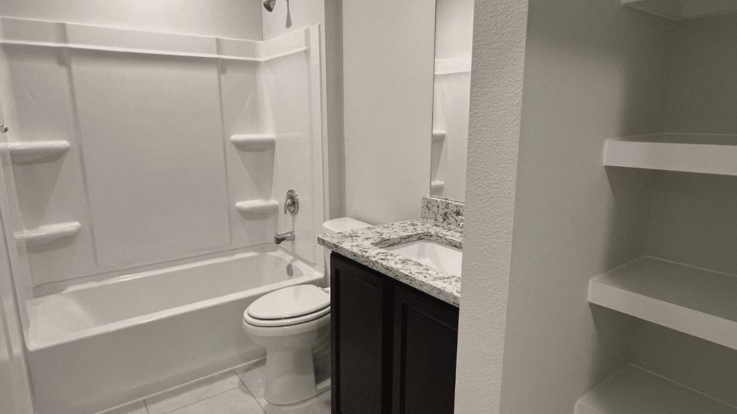 Furnished interior view inside a new home in Saratoga Crossing, Corpus Christi (Image 9).