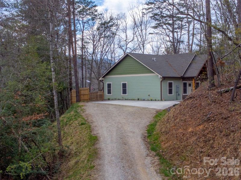 Exterior details and patio area of a home in , Bryson City (Image 40). Exterior details and patio area of a home in , Bryson City (Image 40).