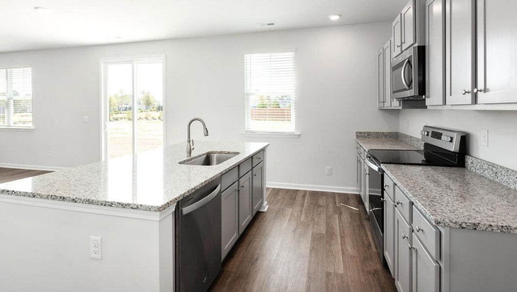 Furnished interior view inside a new home in Grayson Park, Leland (Image 9).