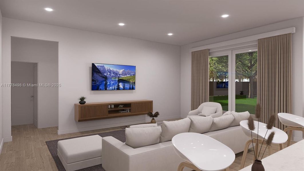 Furnished interior view inside a new home in , Labelle (Image 5). Furnished interior view inside a new home in , Labelle (Image 5).