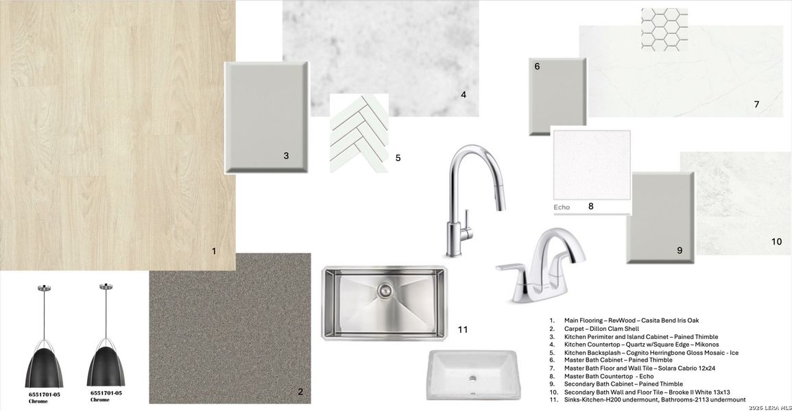 Sample of building materials used in homes in Ladera, San Antonio (Image 10).