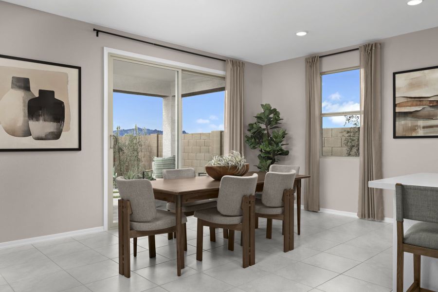 Representative furnished interior of a home built from the Toffee by Mattamy Homes in Baker Farms, Phoenix (Image 10).
