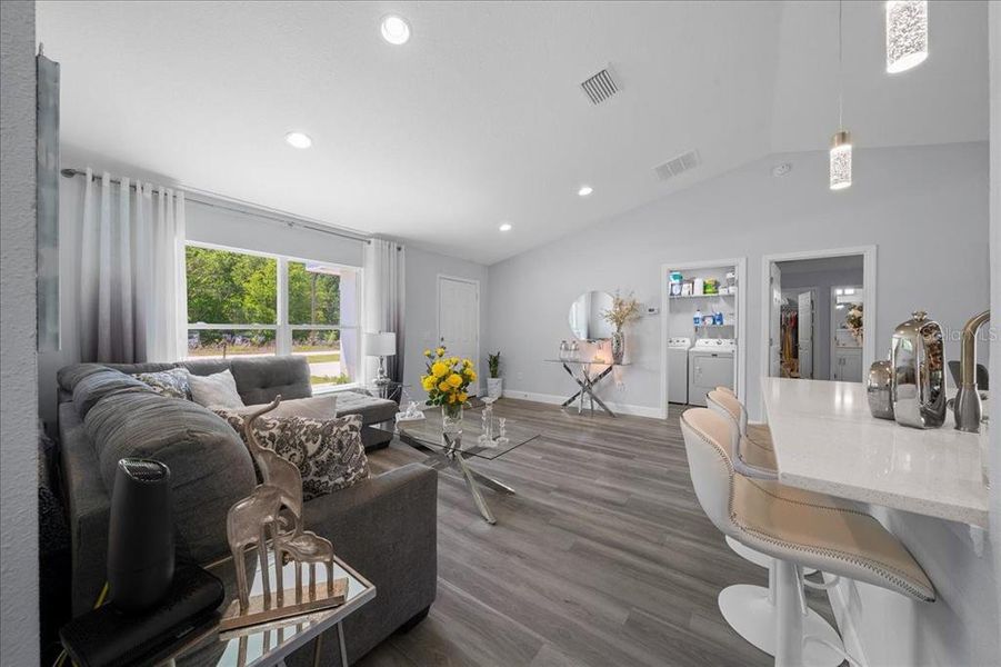 Furnished interior view inside a new home in , Dunnellon (Image 11).