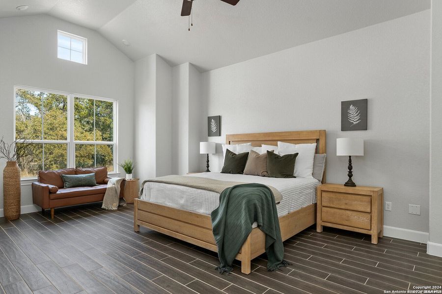 Furnished interior view inside a new home in , Spring Branch (Image 35).