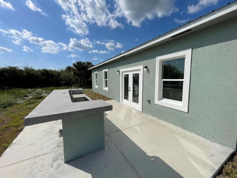 Exterior details and patio area of a home in , Labelle (Image 3). Exterior details and patio area of a home in , Labelle (Image 3).