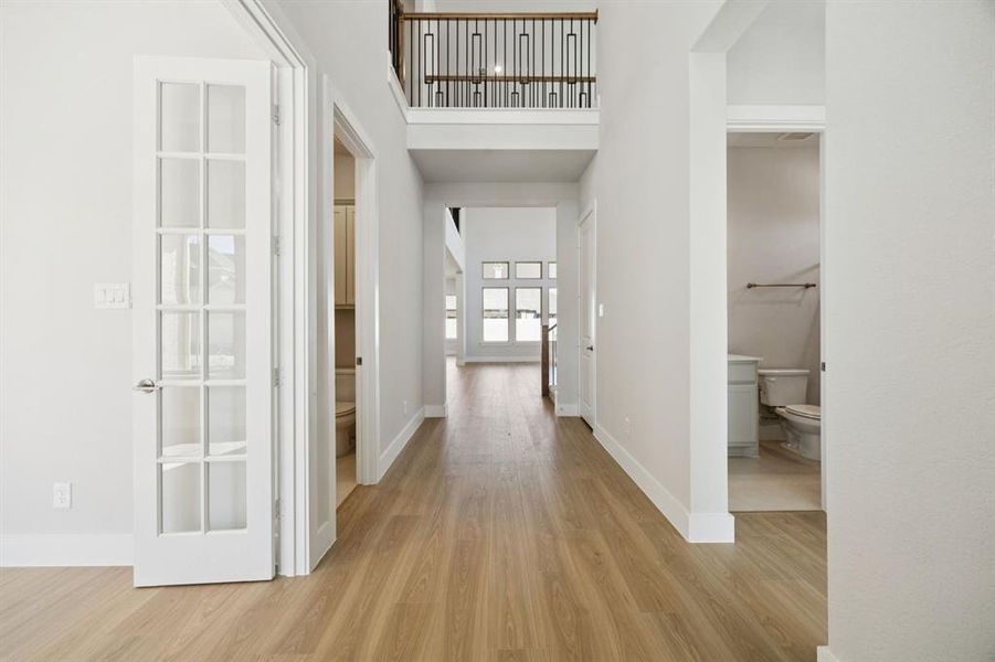 Spacious, unfurnished interior of a new home in Painted Tree Lakeside, McKinney (Image 19). Spacious, unfurnished interior of a new home in Painted Tree Lakeside, McKinney (Image 19).