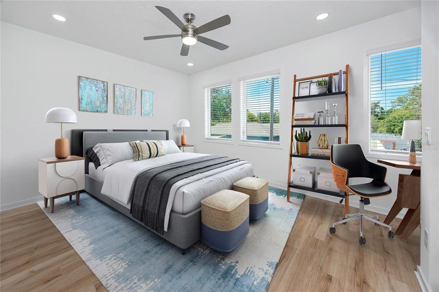 Furnished interior view inside a new home in , Tampa (Image 9).