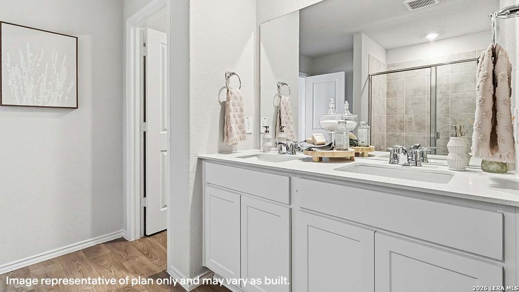 Furnished interior view inside a new home in Riverstone at Westpointe, San Antonio (Image 26).