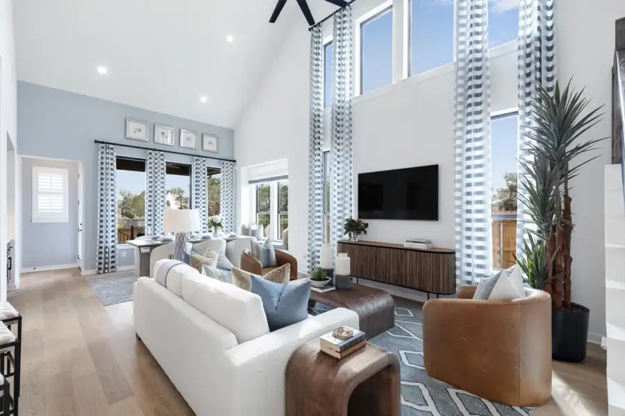 Representative Family Room - some options shown