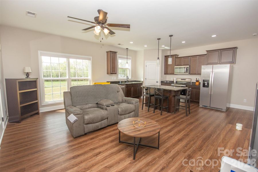 Furnished interior view inside a new home in , Statesville (Image 29).