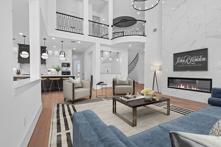 Representative furnished interior of a home built from the Montblanc by Landon Homes in Lexington Frisco, Frisco (Image 11). Representative furnished interior of a home built from the Montblanc by Landon Homes in Lexington Frisco, Frisco (Image 11).
