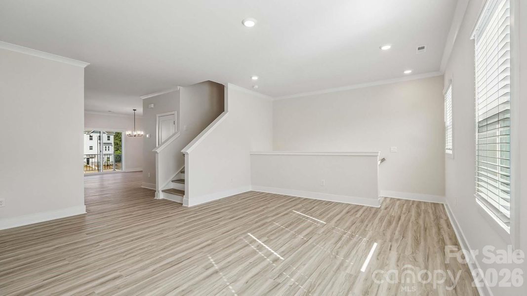 Spacious, unfurnished interior of a new home in The Townes at Lake Norman, Mooresville (Image 22).