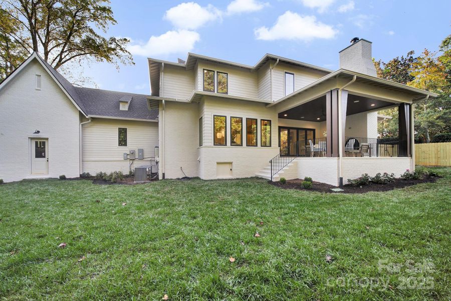 Exterior details and patio area of a home in , Charlotte (Image 3). Exterior details and patio area of a home in , Charlotte (Image 3).