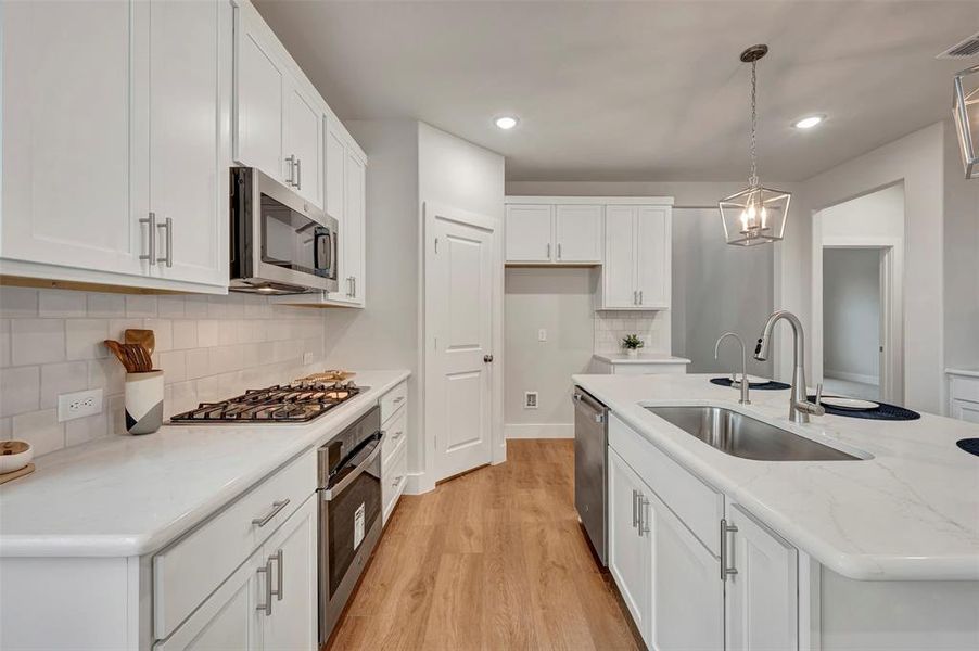Furnished interior view inside a new home in Lilybrooke at Legacy Hills, Celina (Image 4).