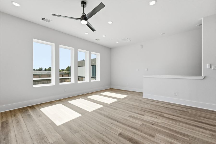 Elevated Living Plan - Living and Primary Suite on 2nd Floor Elevated Living Plan - Living and Primary Suite on 2nd Floor