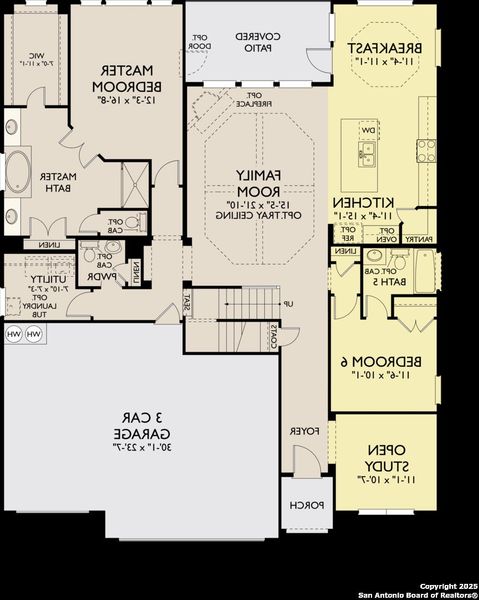 2D floor plan layout of this home in , Schertz, TX (Image 2).