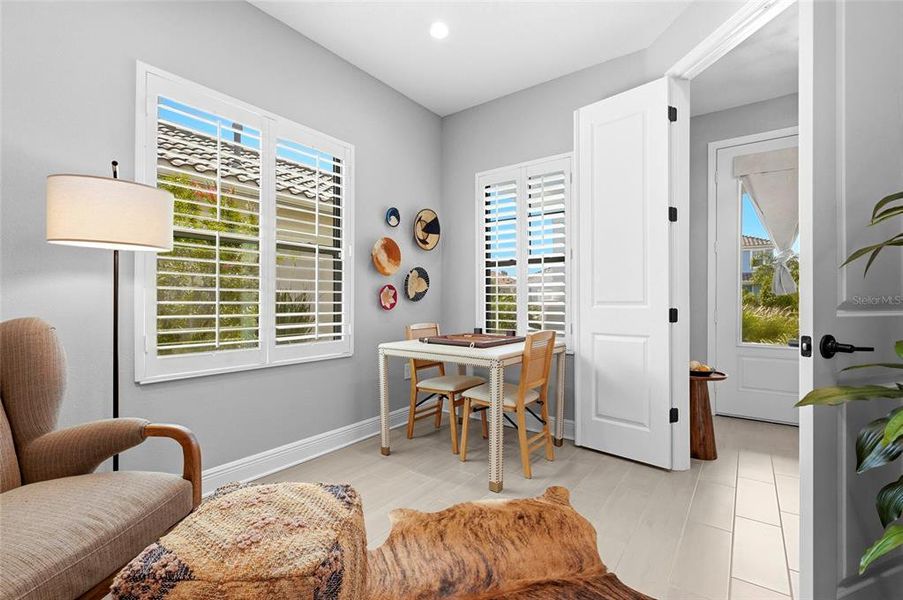 Furnished interior view inside a new home in , Sarasota (Image 42).