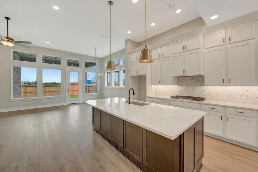 Furnished interior view inside a new home in Elyson - Reserve Collection, Katy (Image 6).