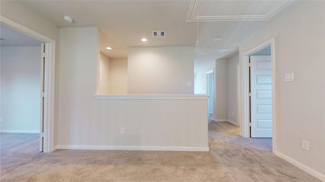 Spacious, unfurnished interior of a new home in Lexington Heights 50', Willis (Image 27).