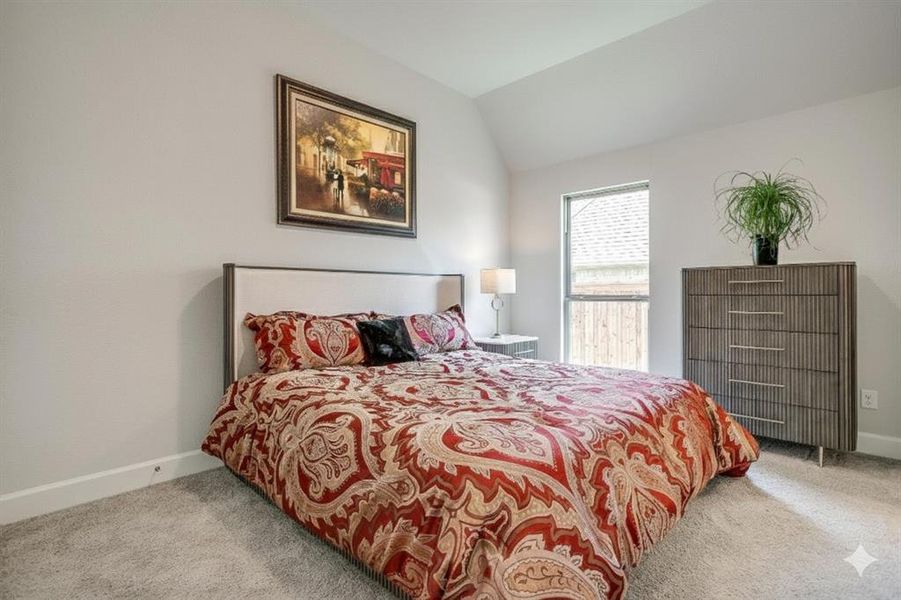 Furnished interior view inside a new home in Reunion 60'/70', Rhome (Image 23). Furnished interior view inside a new home in Reunion 60'/70', Rhome (Image 23).