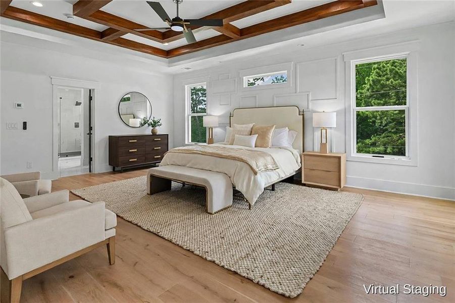 Furnished interior view inside a new home in , Braselton (Image 48).