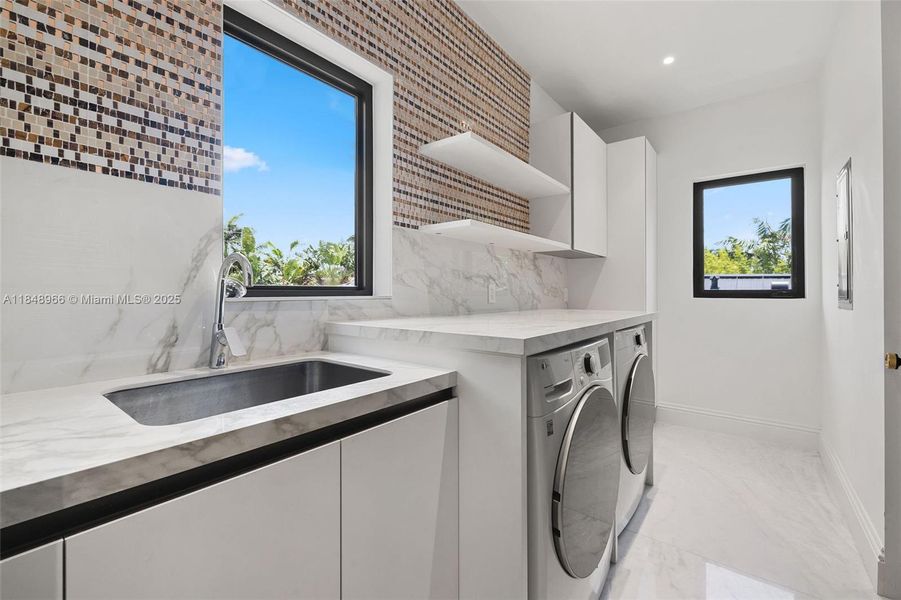 Furnished interior view inside a new home in , Miami Beach (Image 40). Furnished interior view inside a new home in , Miami Beach (Image 40).