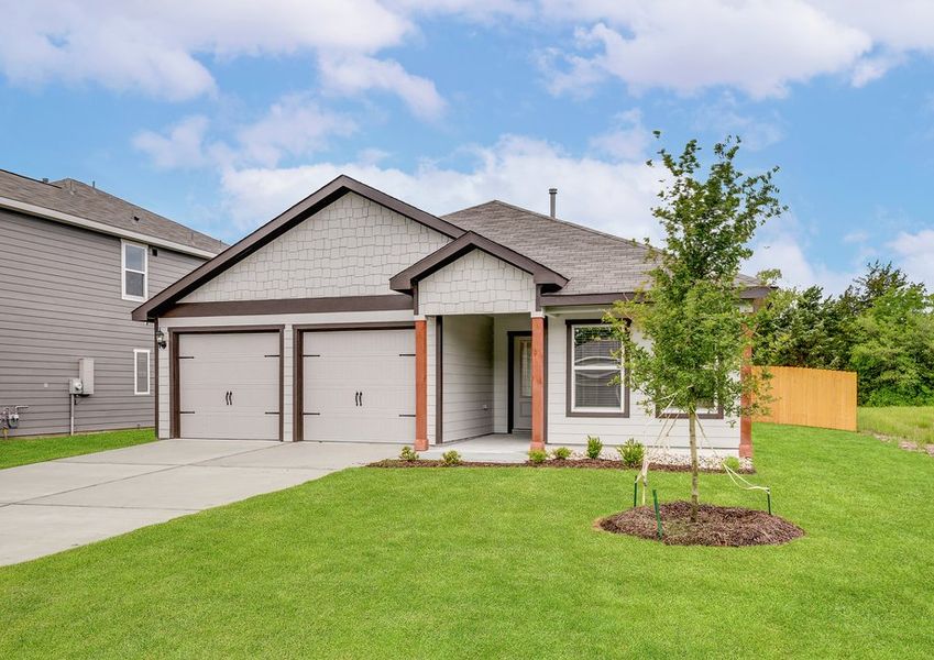 The Blanco has an attached, two-car garage. The Blanco has an attached, two-car garage.