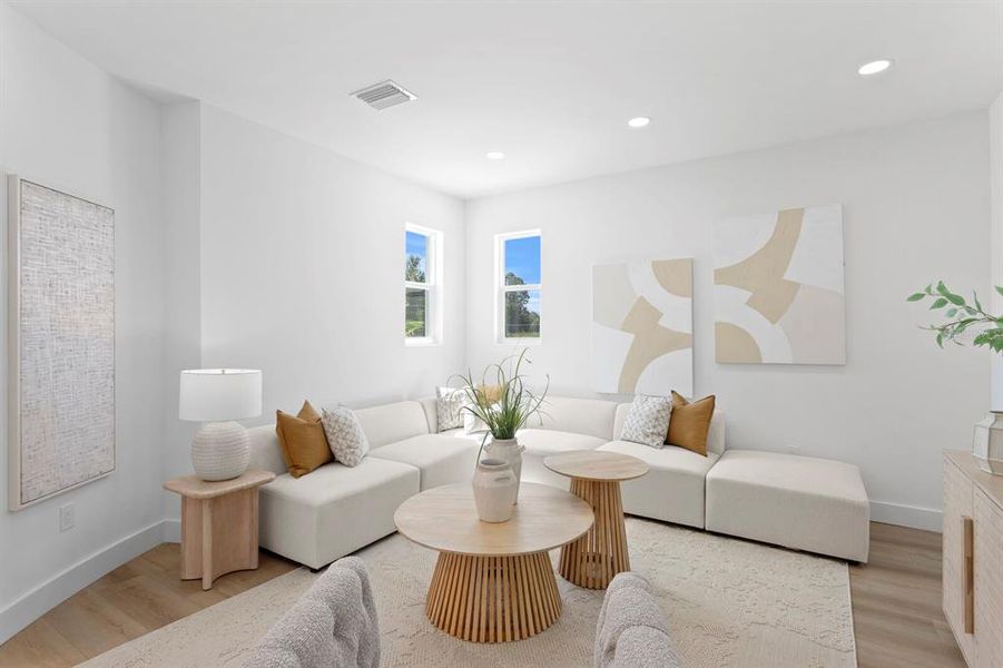 Furnished interior view inside a new home in , Lutz (Image 28).