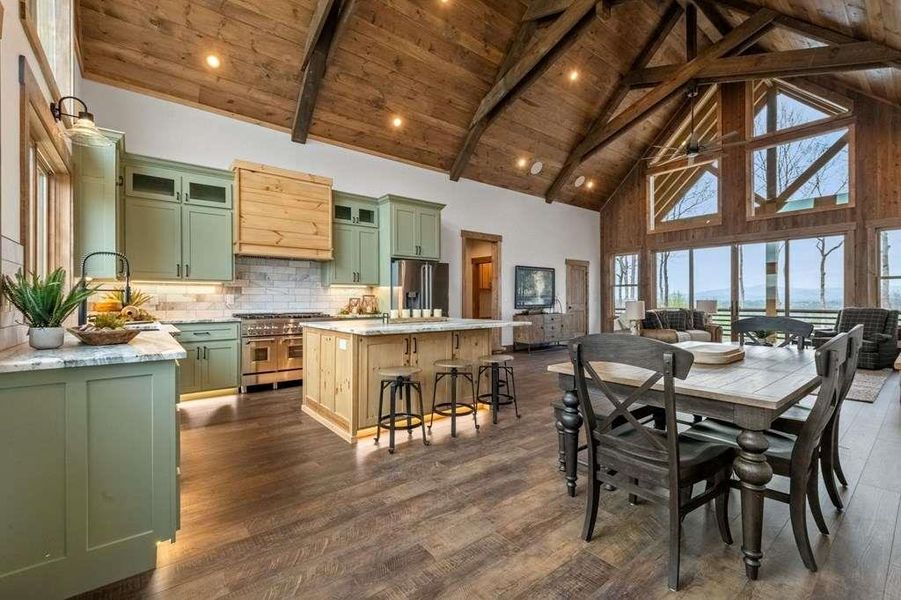 Furnished interior view inside a new home in , Blue Ridge (Image 23).