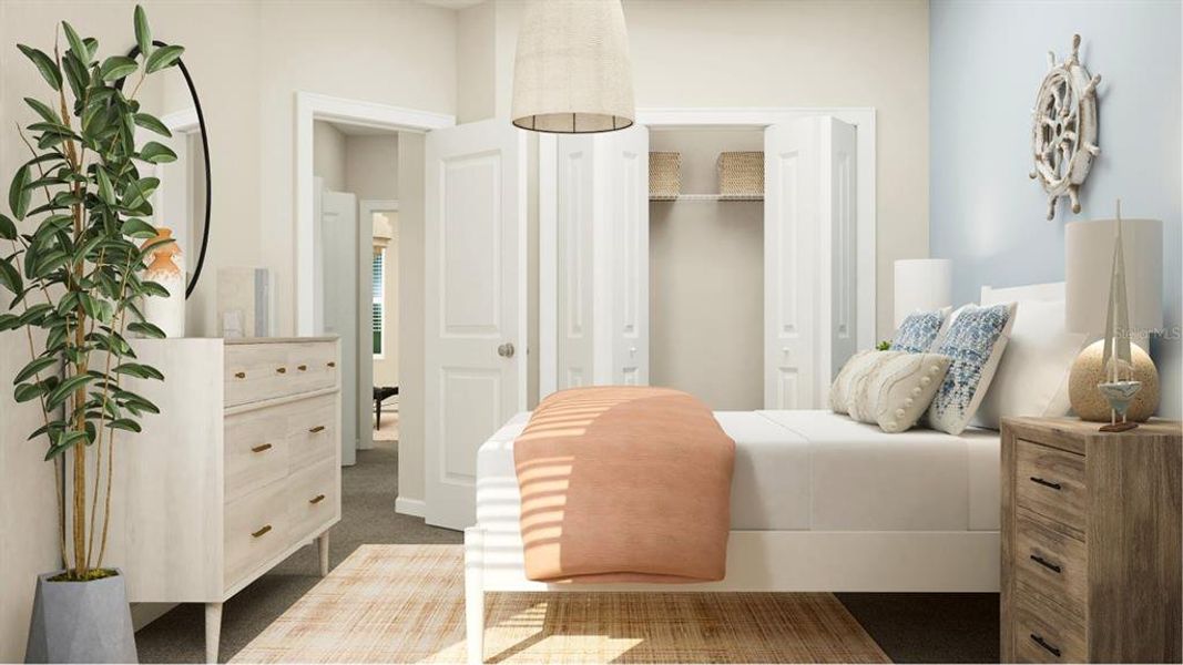 Furnished interior view inside a new home in , Clermont (Image 5).