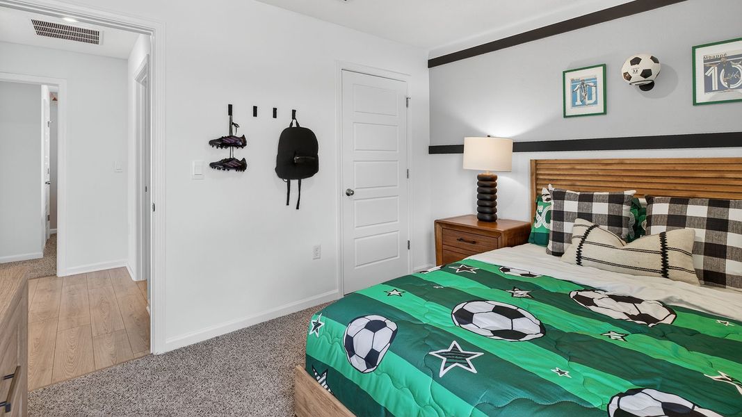 Representative furnished interior of a home built from the HARPER by D.R. Horton in The Arbors, Jacksonville (Image 25).