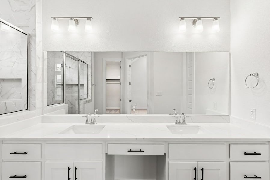 Furnished interior view inside a new home in University Heights, Round Rock (Image 13).