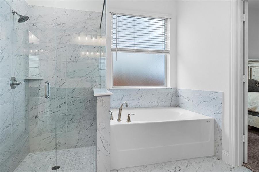 Furnished interior view inside a new home in Fox Hollow, Forney (Image 15).