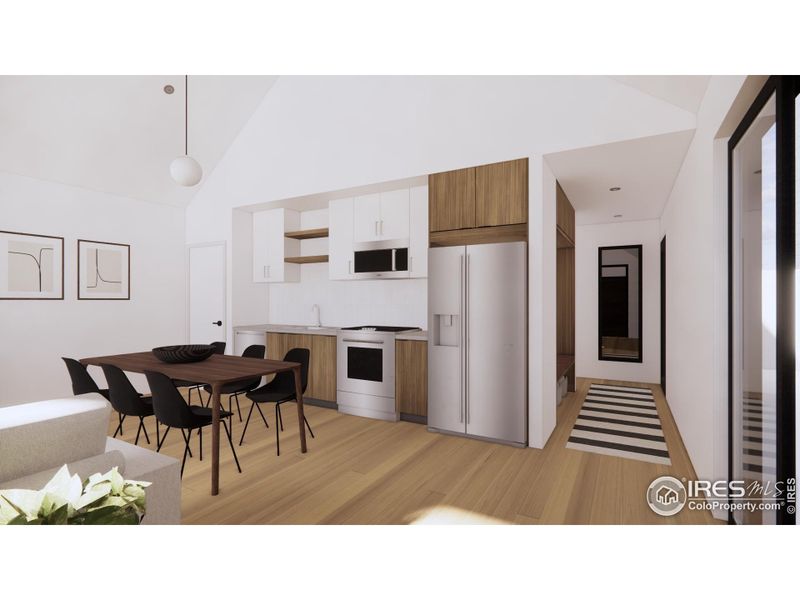 Furnished interior view inside a new home in , Erie (Image 2). Furnished interior view inside a new home in , Erie (Image 2).