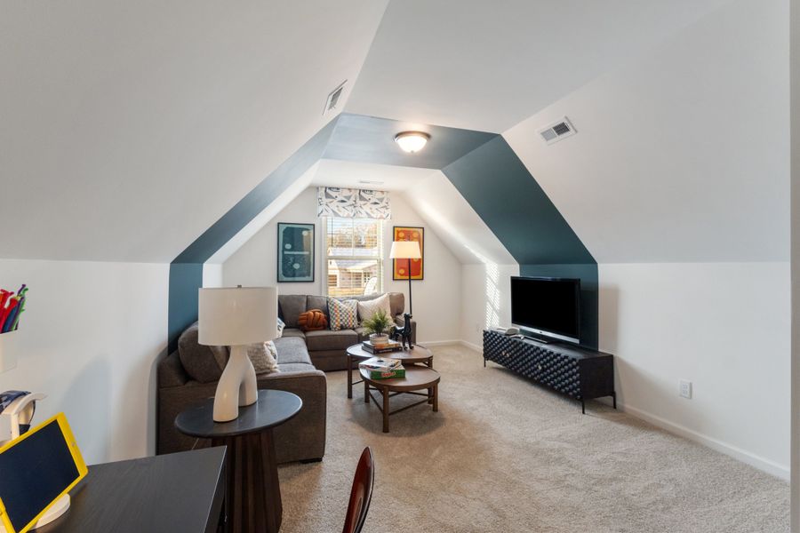 Representative furnished interior of a home built from the Julie II by Great Southern Homes in Peachtree Hills, Lexington (Image 36).