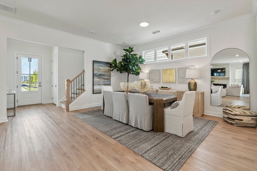Representative furnished interior of a home built from the The Hickory by The Providence Group in Promenade at Sawnee Village, Cumming (Image 12).