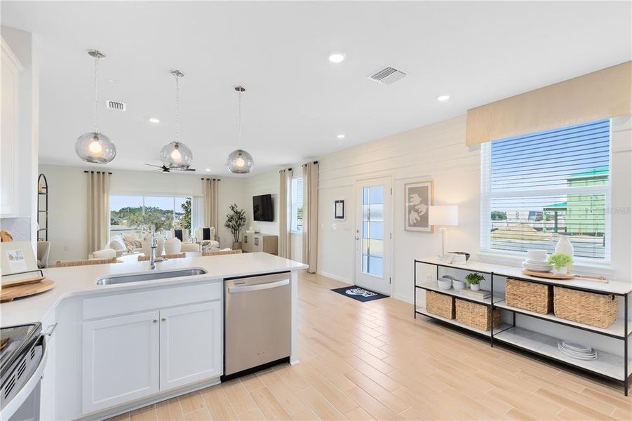 Furnished interior view inside a new home in , Davenport (Image 6).