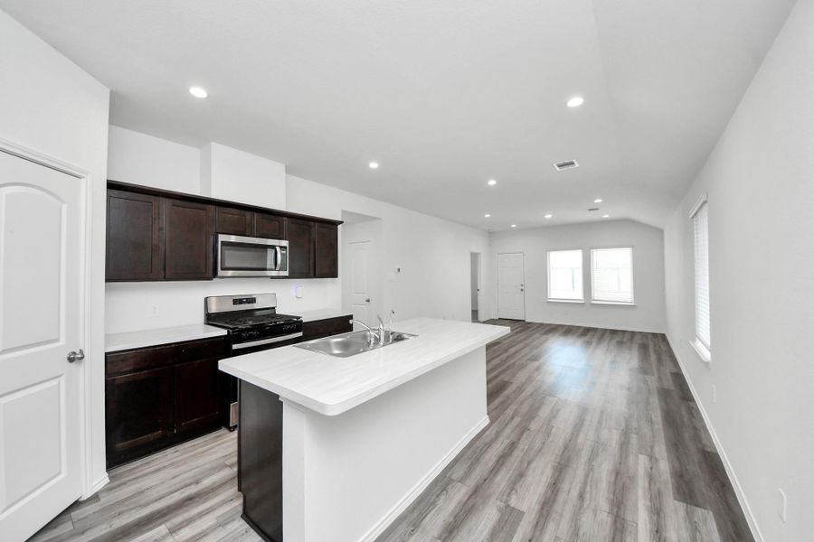 Furnished interior view inside a new home in Legacy Park, Houston (Image 8).
